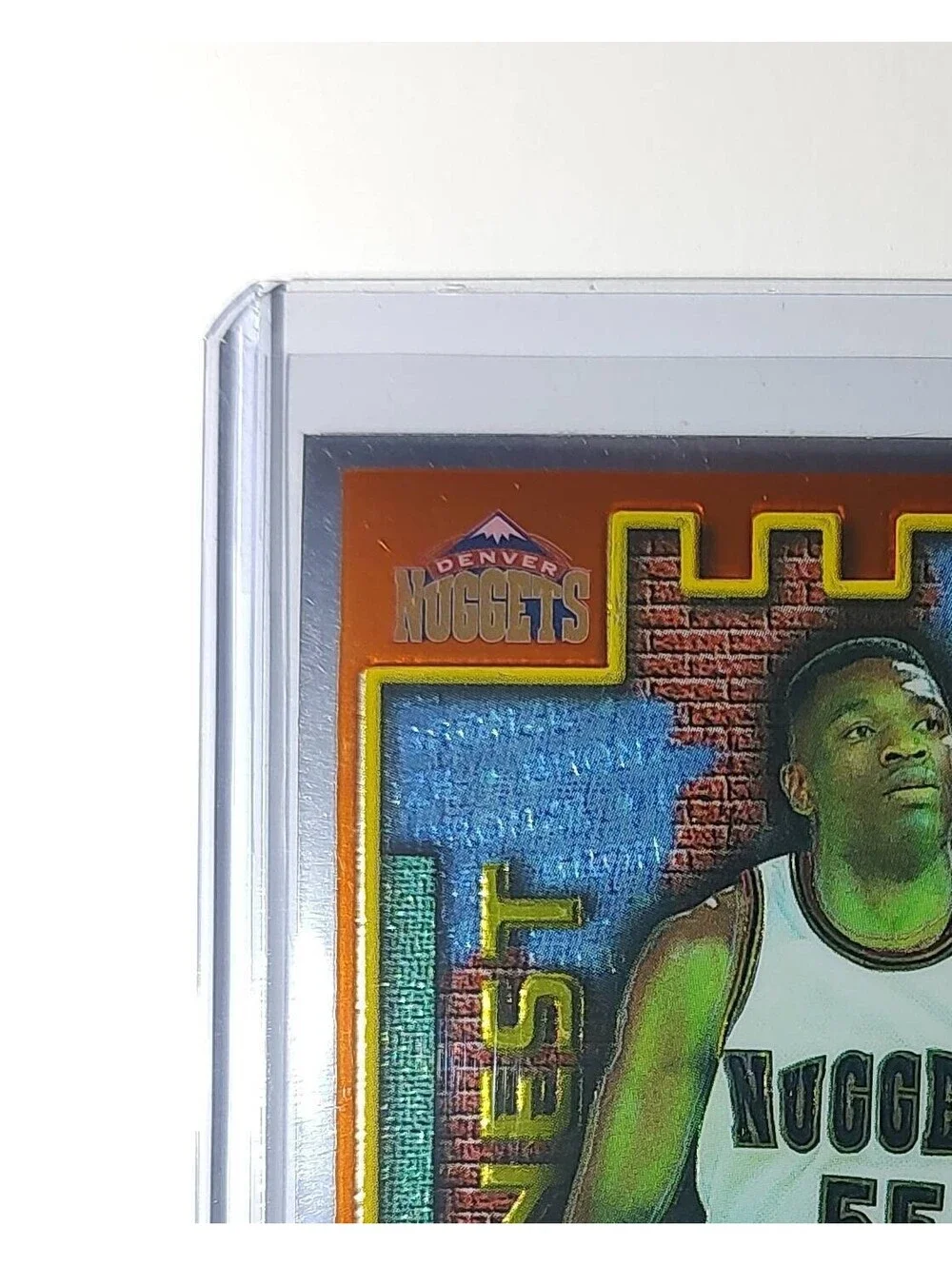 Dikembe Mutombo 1995-96 Topps Finest NBA #M42 Mysterly Nuggets